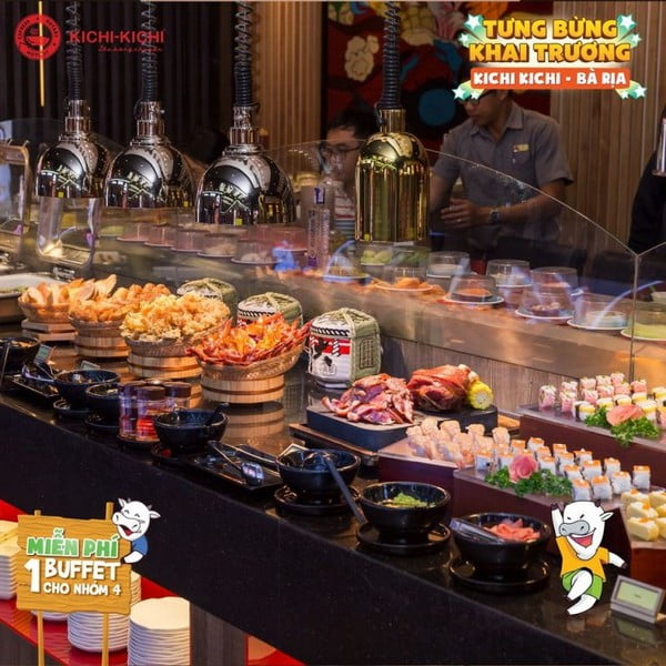 Kichi Hot Pot Bar là một trong những quán nướng Vũng Tàu thu hút đông đảo du khách