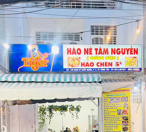 Địa chỉ quán Hàu Né Tâm Nguyễn Vũng Tàu