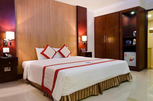 Phòng nghỉ tại Petro House Hotel được thiết kế với sự thoải mái và đa dạng.
