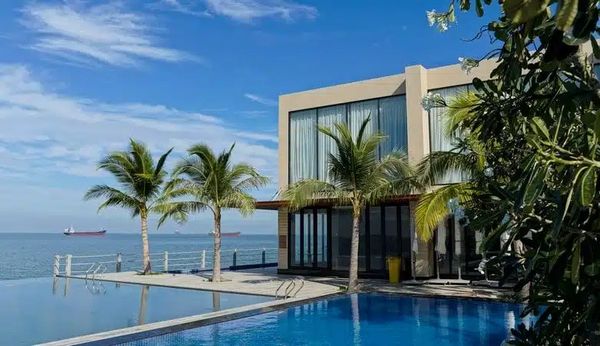 Marina Bay Vũng Tàu Resort & Spa có khoảng 100 phòng được thiết kế theo phong cách bungalow tách biệt