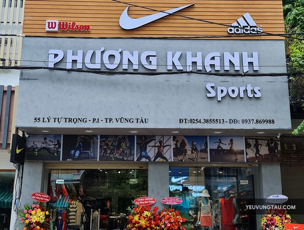 Phương Khanh Sports là hệ thống shop đồ thể thao Vũng Tàu chuyên phân phối giày Sneaker, Dép, Quần Áo, Giày, Phụ Kiện Thể Thao, Balo...