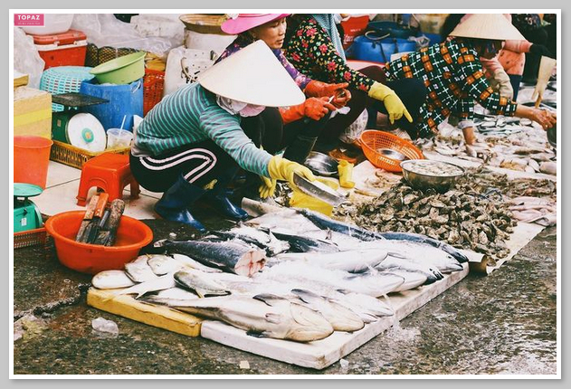 Chợ Long Hải là nơi mua hải sản tươi và chất lượng nhất Bà Rịa 