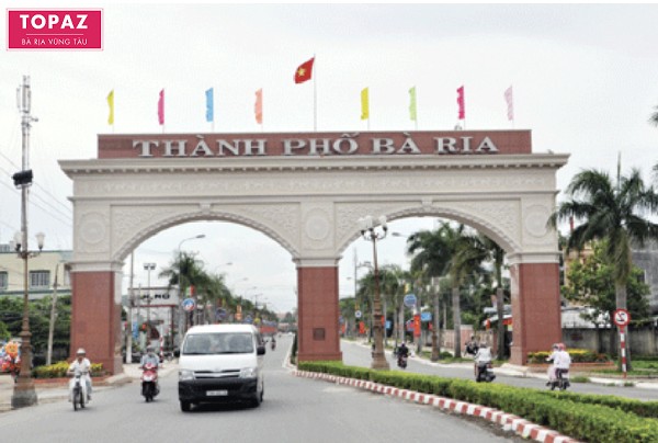 Hình ảnh cổng chào của thành phố Bà Rịa