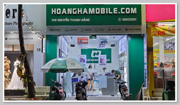 Cửa hàng Hoàng Hà Mobile Bà Rịa Vũng Tàu nằm ở vị trí đắc địa, ngay trung tâm thành phố